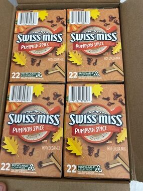 Swiss Miss Pumpkin Spice Hot Cocoa Keurig K Cup Pods 88 Count